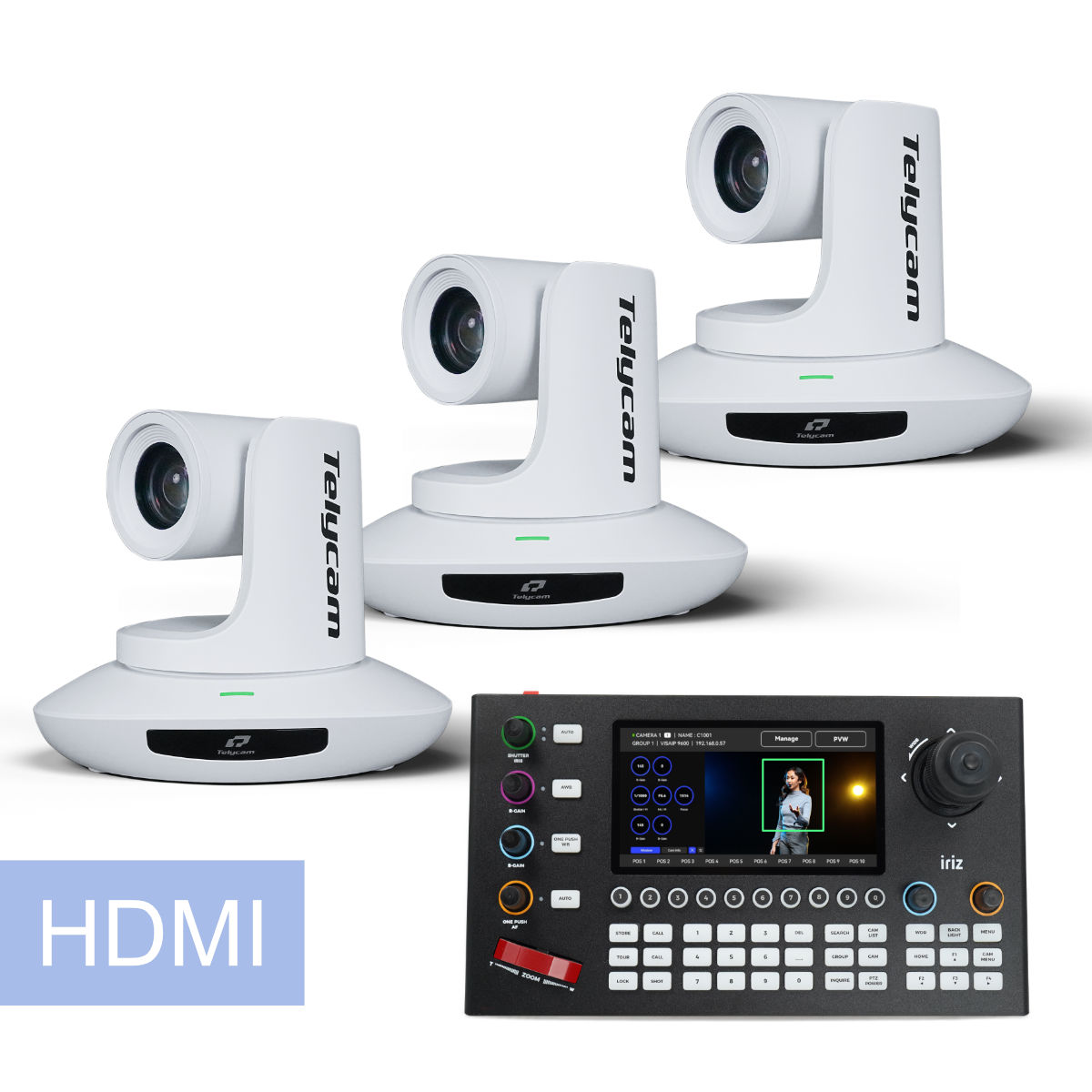Telycam Drive+ Production Bundle HDMI (White)