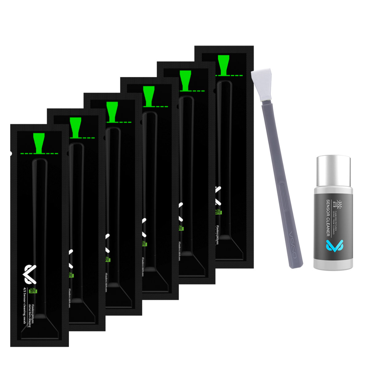 VSGO 4/3" Sensortupfer mit Reinigungsflüssigkeit VS-S01E VSGO 4/3" Sensortupfer mit Reinigungsflüssigkeit VS-S01E