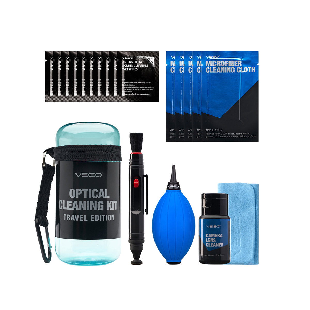 VSGO Optical Cleaning Kit Travel Edition (Blau) DKL-15B